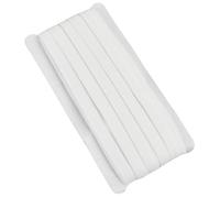 10 Yards 10mm Elásticos Para Coser,Banda Elástica Antideslizante Para Costura,Banda De Peluca,Banda Elástica De Silicona,Accesorios Para Hacer Pelucas,Coser Ropa Manualidades Blanco