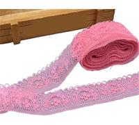 10 Yards of Exquisite Lace DIY Trim Ribbon(Red4)