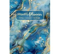 10 Year Undated Monthly Planner: 120 Months of Personalized Planning