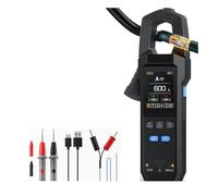 100 10000 recuentos DC AC corriente USB medidor de pinza recargable multímetro Digital 600A abrazadera amperimétrica herramienta NCV