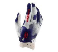 Guantes MX 100% Itrack Azul/BlancoM Azul,Blanco