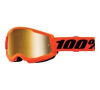 100% 100percent Strata 2 Sunglasses Mirror Gold Lens/CAT3