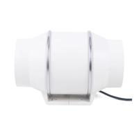 Ø100 150 mm/200 mm - Ventilador de tubo con rodamientos de bolas, para invernadero, invernadero, sótano, garaje, cocina, baño (150 mm)