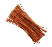 100/200/300/400/500 Uds. Limpiadores de tuberías con tallos chenilla for niños, tiras palo felpa, juguete artesanal educativo, suministros hechos a mano DIY Para Artesanales(Brown,400pcs)