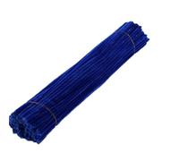 100/200/300/400/500 Uds. Limpiadores de tuberías con Tallos de Chenilla for niños, Tiras de Palo de Felpa, Juguete Artesanal Educativo, Suministros Hechos a Mano DIY(Deep Blue,200 pcs)