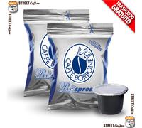 Caffè Borbone Respresso, Mezcla de Café Azul - 100 Cápsulas - Compatibles con Máquinas de Café Nespresso* para uso doméstico