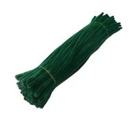 100/200/300 Uds. Varillas de Chenilla Limpiador de tuberías Tallos de Chenilla DIY for Decoraciones artesanales Creativas de Arte DIY(Deep Green,100pcs)