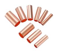 100/200/500 Uds conector de conexión de Cable de Terminal de tubo pequeño junta de alambre de tubo de conexión de cobre(8mm2,500PCS)