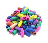 100/200 borradores de lápiz de varios tonos fabricados con caucho de para estudiantes y artistas Tocados de borrador brillantes para lápices