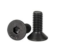 100/200 Uds DIN7991 Tornillo De Cabeza Avellanada Plana Hexagonal M1.6 M2 .5 Perno Acero Aleación Grado 10,9(10mm,M1.6-200pcs)