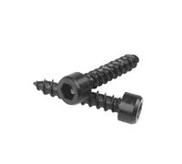 100-200 Uds M1.7 M2 .3 Negro Acero Al Carbono Hexagonal Tapa Cabeza Altavoz Madera Tornillo Autorroscante(8mm,M2.3-100pcs)
