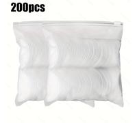 100/200pcs ZEPIRRCL Toallitas Extra Grandes Redondas para Lavar la Cara - Resistentes 6x6cm (2.36x2.36in) - Ultra Suaves, No Irritantes para Todo Tipo de Piel - Uso Húmedo/ - para la Cara