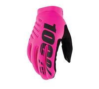 Guantes de Cross 100% Brisker Mujer Neón/RosaS Neón,Rosa