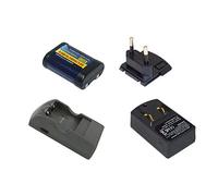 100 - 240 AC (Entrada), CC 3.85 V7.3 V, 350 mA (salida) Cargador de dispositivo ANSI 5032LC, Philips 2 CR5, Polaroid PR2CR5, Duracell DL245, Energizer 2 CR5, EL2CR5, Fujifilm 2 CR5, IEC 2 CR5, Kodak