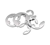 100-400 Uds M2 M3 .5 M4 M5 M6 M7 M8 316 arandela de anillo retención eje acero inoxidable clip E externo Circlip(M4-500pcs)