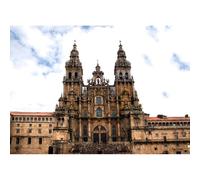 100(45.5x35.5cm) piezas de rompecabezas, Puzzles de la catedral española de Santiago de Compostela, Recuerdos turísticos