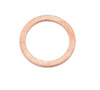 100/50/10 Uds anillo de sellado arandela plana cobre O junta redonda M5 M6 M8 M10 M12 M14 cuñas sólidas arandelas anillos sello espaciador(M6X10X1mm,10PCS)