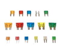 100/50/10 Uds miniatura M2 pequeño mediano fusibles for coche fusible tipo cuchilla automotriz 1A 2A 3A 5A 7.5A 10A 15A 20A 25A 30A 35A 40A 50A(2A,10PCS,Medium)