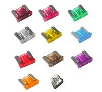 100/50/10pcs Car Fuses Automotive Blade Type Mini Fuse Assortment Blade Fuse Set 2A 3A 5A 7.5A 10A 15A 20A 25A 30A 35A 40A(50pcs,15AMP_MICRO)