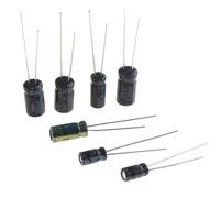 100/50/20/10 piezas 16 V 25 V 35 V 63 V 50 V 400 V 450 V Condensador de aluminio por inmersión 1 UF 2,2 UF 3,3 UF 4,7 UF 6,8 UF 10 UF 22 UF 33 UF 47 UF 68 UF 100 UF(100v1uf 5x11 100pcs)