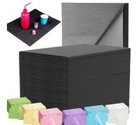 100/50/5 Uds. Toallitas desechables impermeables para limpieza de tatuajes, Baberos para perforación Dental, hojas impermeables, accesorios de papel para tatuajes 5pcs White