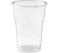 100/500/1000 vasos desechables de 400 ml con 0,3 y 1/2 pinta - Biodegradables y compostables de PLA desechables sin plastificar | After Plastic (100)