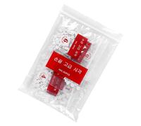 100/500 Uñas postizas acrílicas cortas francesas, fáciles de aplicar, accesorios de manicura blancas, puntas de uñas francesas