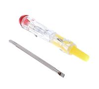 100-500V Clear Voltages Tester Screwdriver Double -Purpose Flat/for Crossing For Head Circuit Tester Voltages Detecter Pen Elect LED Voltmeter Display Voltage Meter