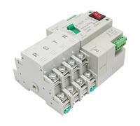 100 A 4P Interruptor automático, 220 V/380 V, fuente de alimentación doble, dispositivo de conmutación ≤ 50 ms para ascensor, protección contra incendios, industria, solar