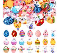 100 abalorios de resina de Navidad con parte trasera plana, suministros de resina, mini adornos de Navidad, decoraciones para manualidades, manualidades, álbumes de recortes, joyas, teléfono celular, funda para teléfono celular