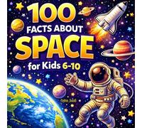 100 about Space for Kids 6-10: Fun Space Facts & Astronomy Trivia - Planets, Stars, Moon, Rockets, Astronauts, Solar System & Space Missions