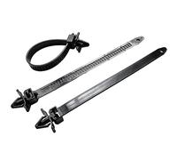 100 abrazaderas de cable autobloqueante para chasis de coche, clips de sujeción de arnés de alambre, cierre de nailon con cremallera, montaje a presión, correa de sujeción automática para vehículos,