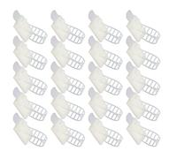 100 abrazaderas de cable con diseños ajustables y soporte adhesivo para una gestión eficiente de cables en varios usos, clip de centro de datos