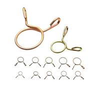 100 abrazaderas de manguera galvanizadas con resorte for línea combustible engranajes, for barcos y motocicletas