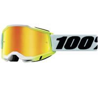 100% Accuri 2 Dunder Gafas de motocross, Blanco/Negro, Talla S