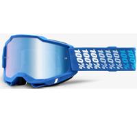 100% Accuri 2 Extra Yarger Gafas de motocross, azul/blanco, Talla única