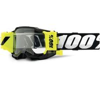 100% Accuri 2 Forecast Gafas de motocross para niños, negro-amarillo