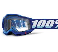 100% Accuri II Enduro Moto Gafas de motocross, blanco-azul para Hombres