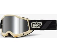 100% Accuri II Waystar Gafas de motocross, negro-blanco para Hombres