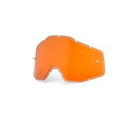 100% Accuri / Racecraft / Strata Anti-Fog Injected Replacement Lens HD Persimmon