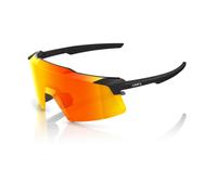 100% Aerocraft Glasses - Soft Tact Black / HiPER Red Multilayer M Clothing NUEVO