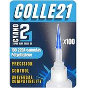100 Agujas de Precisión de Polietileno 22GA By Colle21 - ¡El secreto para un pegado perfecto y mágico!