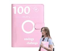 100 ahorros Challenge Binder Budget - Organizador de dinero