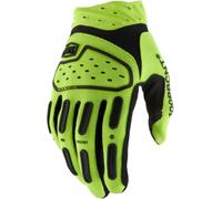 100% Airmatic 2 Guantes de motocross, Amarillo neón, Talla 2XL