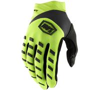 100% Airmatic Guantes de bicicleta, amarillo/negro, Talla XL