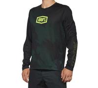 100% Airmatic Long Sleeve Limited Edition Jersey 2022 Black Camo M