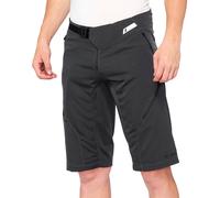 100% Airmatic Pantalones cortos de bicicleta, negro-gris, tamaño 36 para Hombres