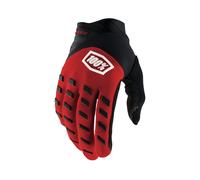 100% Airmatic Youth Gloves Red / Black M