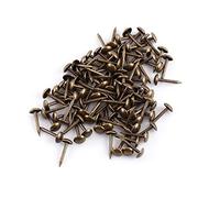 100 Alfileres de Uñas para Muebles Antiguos, Tachuelas de Tapicería Alfileres de Muebles, Alfileres de Pulgar Redondos para Madera, Muebles, Sofá, Silla, Cama, Tablero de Corcho(6 * 14 mm)