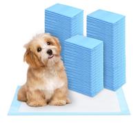 100 alfombrillas gruesas para perros PIPI para entrenamiento para cachorros, 33 x 45 cm, para animales, alfombrilla de orina, entrenamiento a prueba de fugas, diseño de 5 capas, superficie